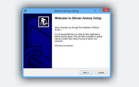 Bitcoin Armory Installing