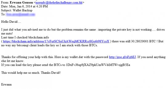 Malicious emails used to distribute Bitcoin-stealing malware