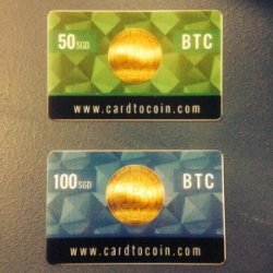 Bitcoin Cards at Retailers