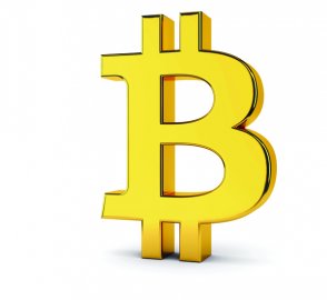 The Bitcoin symbol