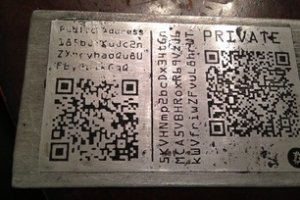 QR code for Bitcoin wallet