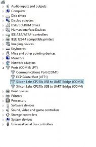 USB AsicMiner Block Device Manager Settings